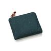 HISOCA Hisoka Traditional Craft Koshu Inden Deerskin Lacquer Original Brand Coin Purse Green with Black Lacquer Dragonfly Design Inden-ya [No.9406]