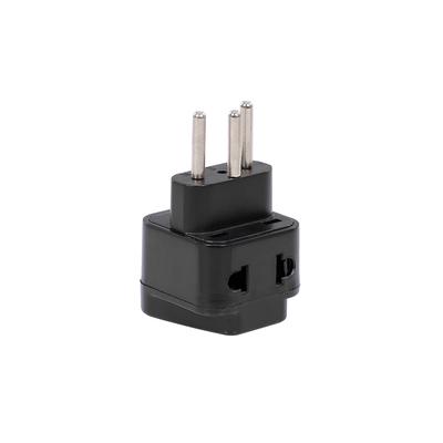 Hochwertiger Schweizer Embedded-Konvertierungsstecker, 5-Loch-Adapterstecker, Schweizer Stecker auf Universalsteckdose, Reisestecker-Adapter, Schwarz