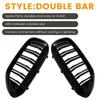 Front Bumper Grille Pair for 2018-2020 BMW 5 Series G30 (51137473691 & 51137473692).