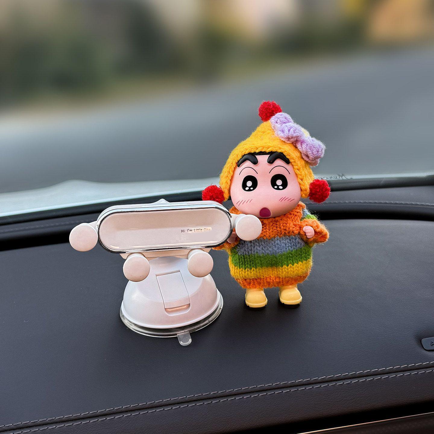 2026 Crayon Shin-chan Car Phone Holder - Dashboard Suction Cup Stand