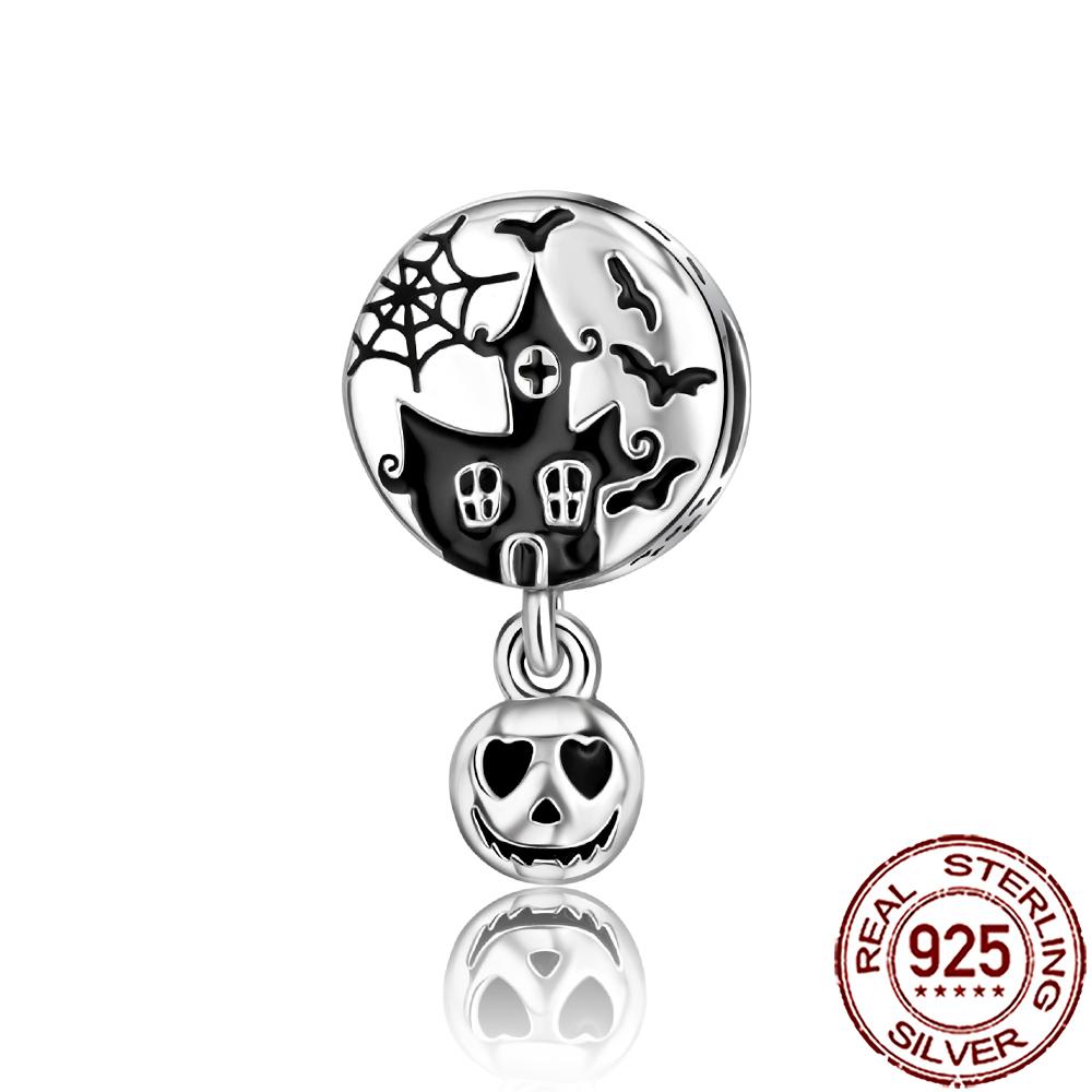 Gothic Charms Copper Halloween Nightmare Skull Skeleton Voodoo Doll Beads Fit Bracelet Necklace Diy Jewelry