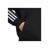Adidas Three-Stripe Logo Print Hooded Jacket Women Jacket Black HM7046