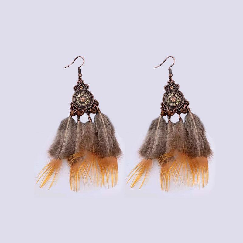 Bohemian Ethnic Tassel Earrings - Tribal Style for Holiday Travel Photography