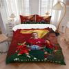Cristiano Ronaldo'S Legacy Print 3Pcs Bedding Setduvet Cover With 2 Bedropillowcase Home Birthday Gift