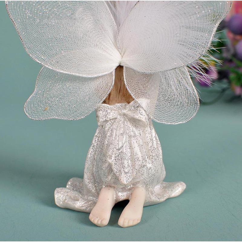 New Europe Angel Flower Fairy Resin Decoration Home Decoration Birthday Wedding Gift Car Floral Home Accessories Angel Fairy