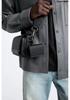 Borsa a tracolla/spalla da uomo trendy 2-in-1 con patta, collezione Primavera/Estate 2025: Design Quadrato Piccolo, Casual e Versatile