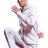Li Ning Einfarbiges Kapuzen-Sweatshirt mit Reißverschluss und langen Ärmeln für Herren Oberteile Weiß AWDS965-8