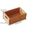 1/12 Dollhouse Mini Wooden Storage Basket Simulation Furniture Model Dolls House Micro Scene Decor Accessories