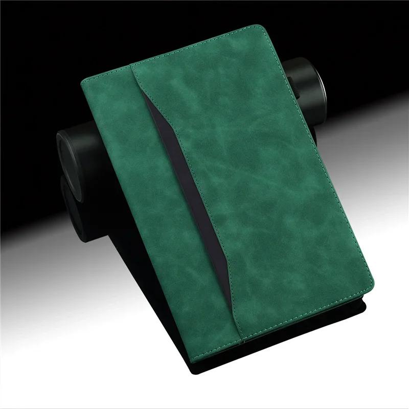 For Samsung Galaxy Tab S11 Ultra Case 14.6 Inch 2025 Flio PU Leather Business Wallet Stand Funda for Galaxy Tab S11 Ultra Cover Tab S11 Ultra зелёный