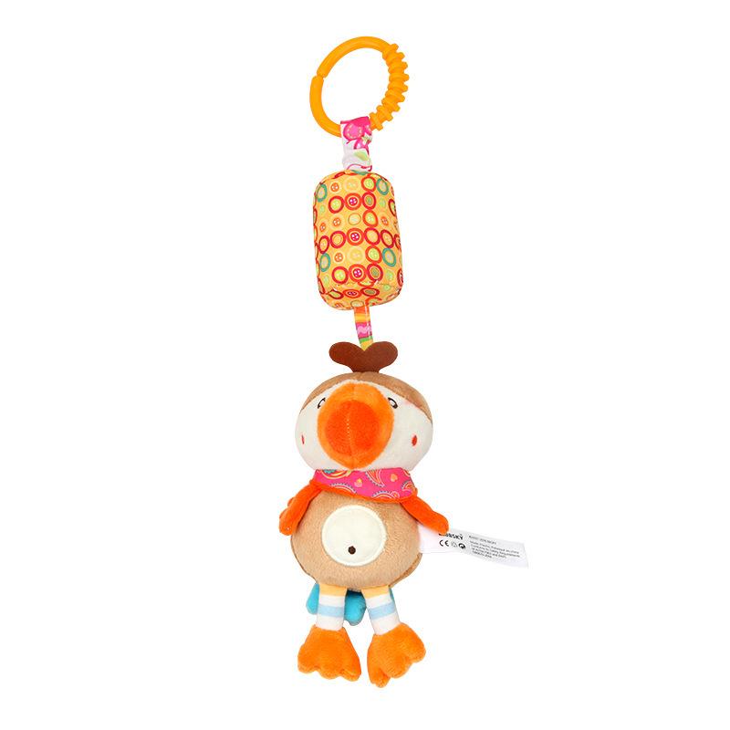 BBSKY Baby Animal Plush Wind Chime Ornament - Car & Bed Hanging Toy