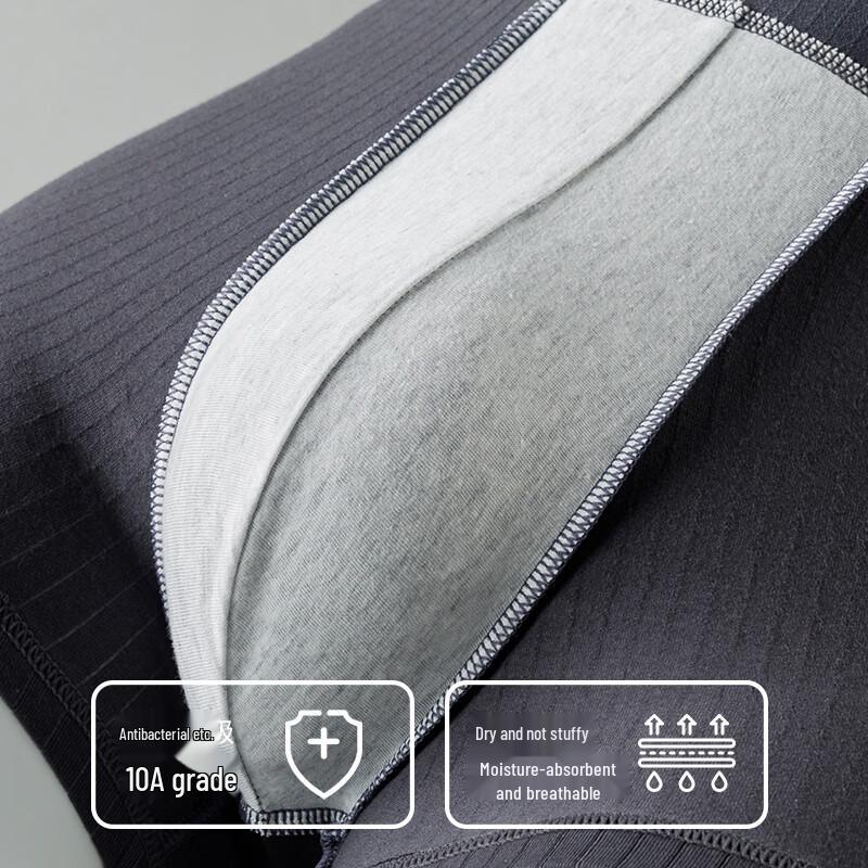 JEEP Men's 10A Antibacterial Cotton Boxer Briefs 4-Pack