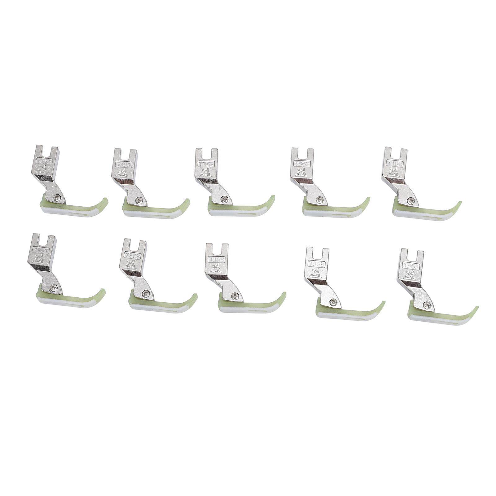 

10 шт. прижимная лапка для стежков многофункциональная T363 прижимная лапка для швейной машины с застежкой-молнией