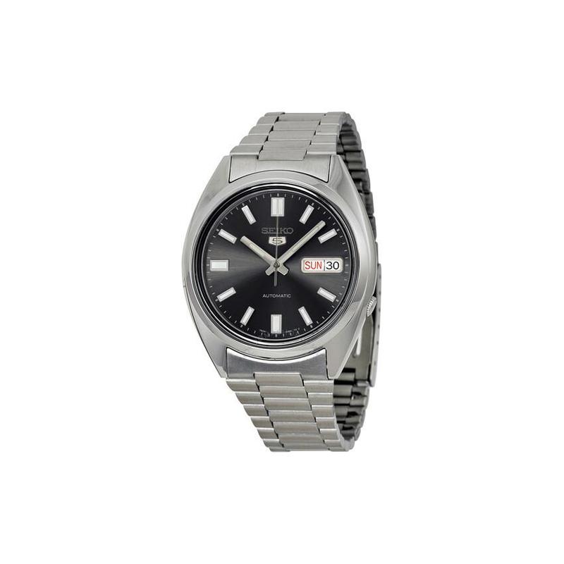 SEIKO 30 meters waterproof Automatic Steel Strap men s watch black dial SNXS79K1 чёрный