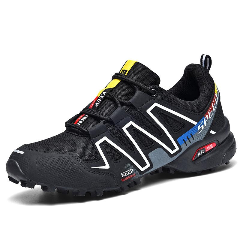 

Men s low-top fashion sports running shoes, four-season new lace-up travel outdoor hiking shoes, mesh breathable trendy shoes 48