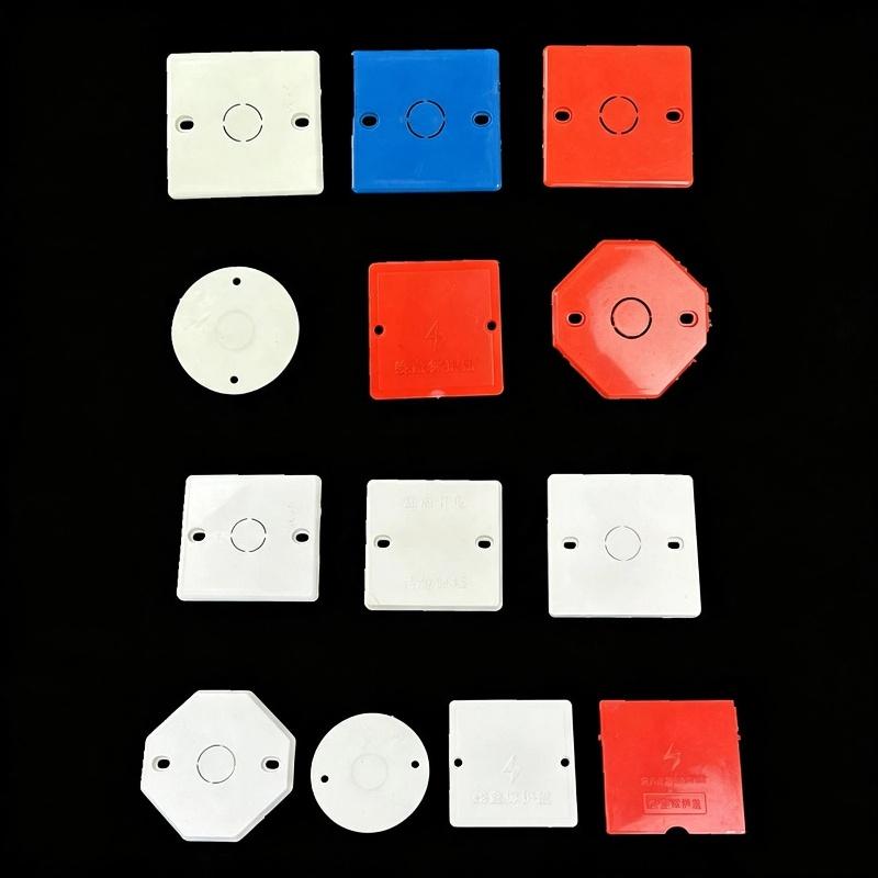 Pvc Electrical Junction Box Covers Sturdy Build Multiple Shapes For Home Renovation Electrical Projects