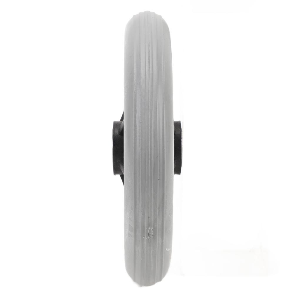 2Pcs 6in Front Wheelchair Wheel PU Wear Resistant Non Slip Universal Solid Wheelchair Tires Replacement