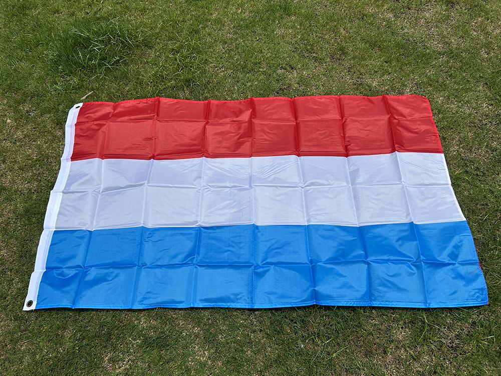 (SKY FLAG)Luxembourg Flag 90x150cm Polyester Printed Hanging Banner Luxembourg Luxemburg Flag For Home Decoration