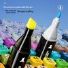 80-Color Double-Ended Oil-Based Anime Marker Set for Kids & Students - Bagged