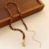 Boa Constrictor Halskette Leopardendruck Choker Schmuck für Damen Mädchen Sexy Kette Accessoire Geschenk