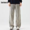 Mark Fairwhale Men's American Retro Loose Straight Leg Washed Denim Jeans