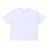 Children's Pure Cotton Round Neck T-shirt - Solid Color, Loose Drop Shoulder, Short Sleeve - Spring/Summer for Boys & Girls