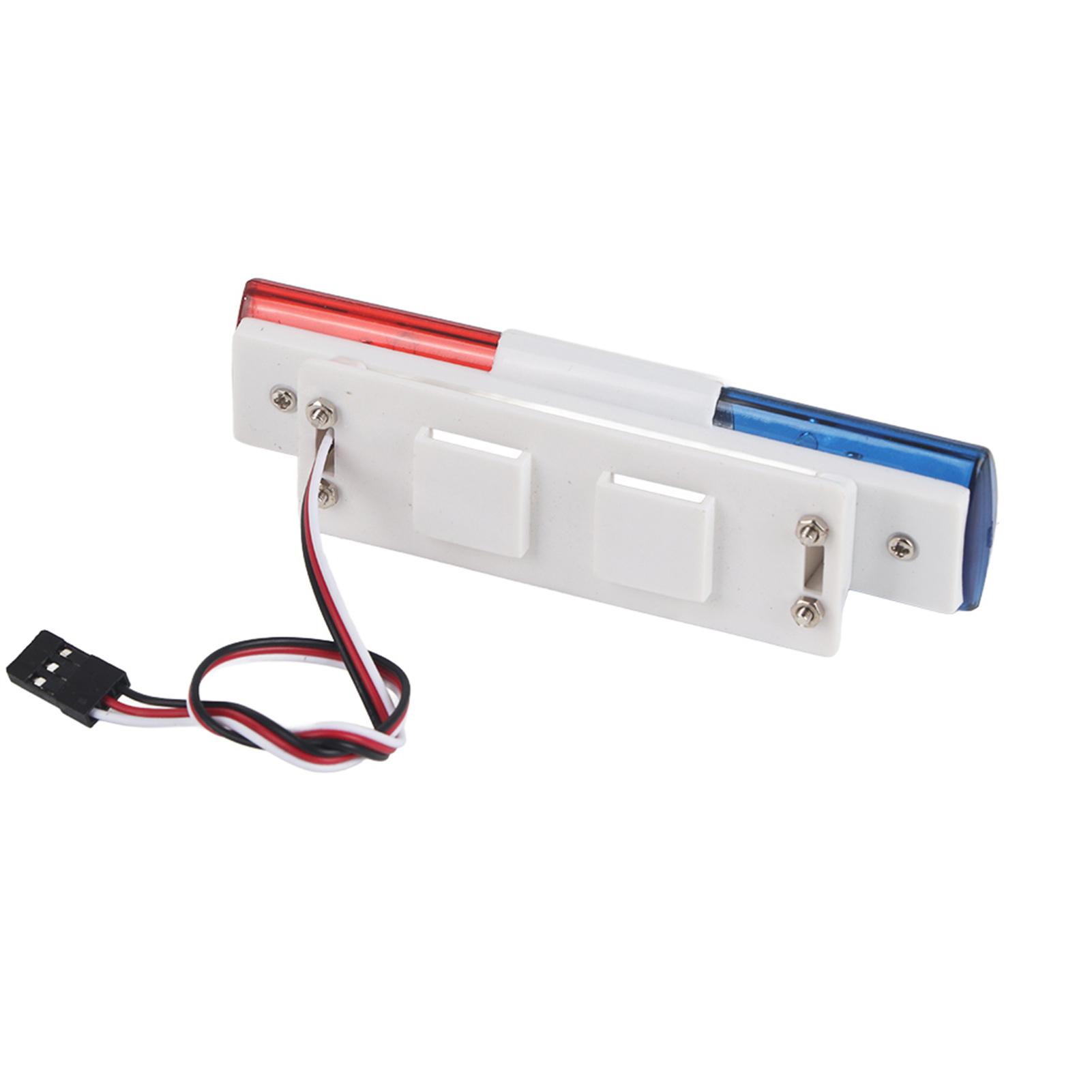 

LED Red & Blue Warning Flashing Lights for Remote Control Car Model RC Accessory