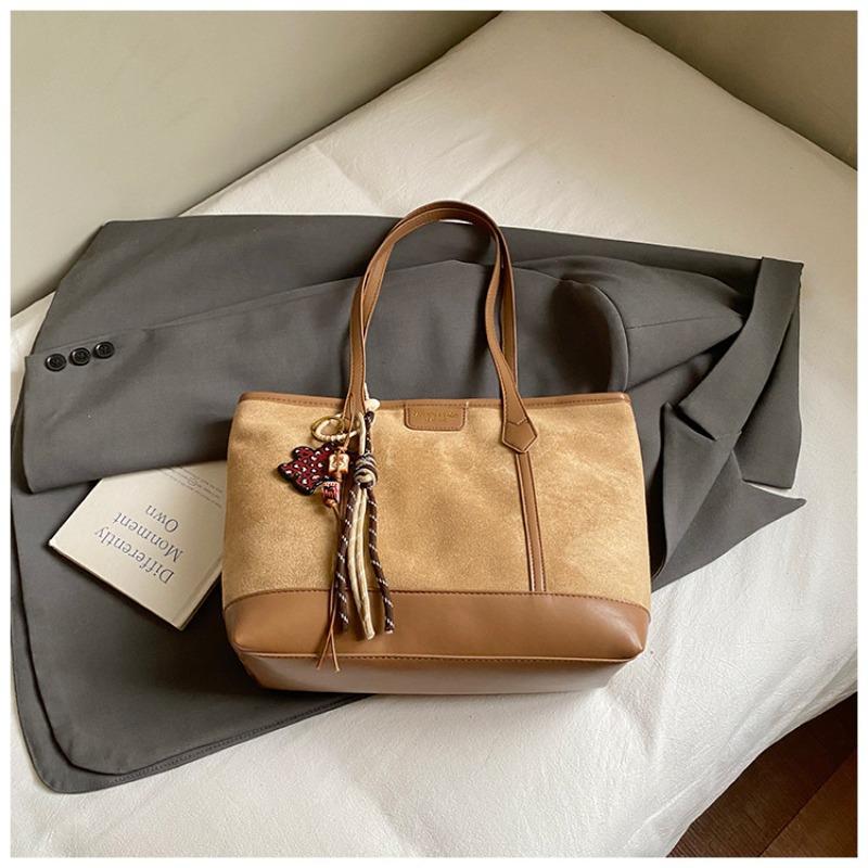 Simple Retro Large-capacity Bag Women's Autumn New Shoulder Bag Fashionable Texture Commuter Tote Bag