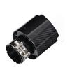 Car Universal Exhaust Tail Pipe Tip Car Modification Accessories Inlet 63mm Outlet 101mm