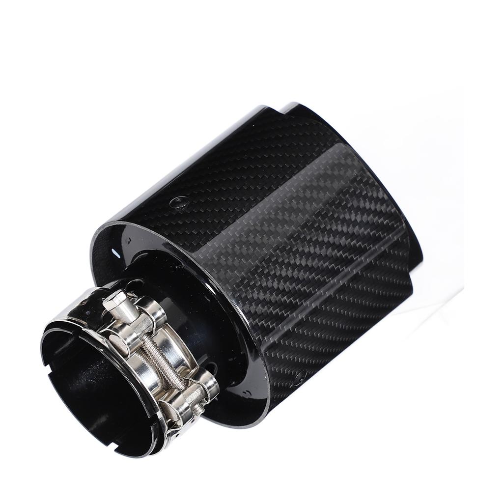 Car Universal Exhaust Tail Pipe Tip Car Modification Accessories Inlet 63mm Outlet 101mm