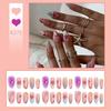 Hot Selling 3D Floral Rhinestone Almond False Nails - Handmade Wearable Tips