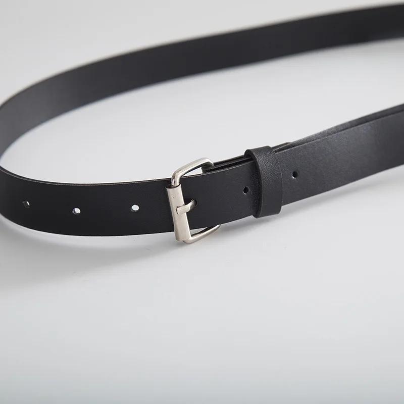 Fashionable and Simple Womens Belt Round Buckle Belt Coat Sweater Decoration Fashion Dress Belt Gift