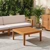 Solid Acacia Wood Table Natural 60 x 60 x 30 cm
