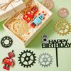 11Pcs Robot Cake Toppers for Boys Robot Birthday Robot Cake Cupcake Decorations Robot Figurine for Robot Birthday Party Supplies