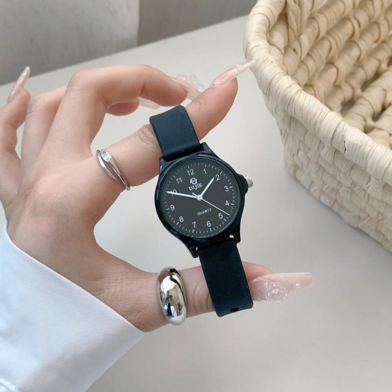 Special Watch For Exams Female High School Students Pointer Class To See The Time Youth Campus Face Control White Milk Tea Color