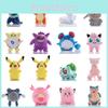 Anime Pikachues 40style Charmander Eevee Image Toys Cartoon Plush Doll