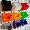 Cutie de depozitare cu sertare basculante Imprimată 3D pentru panouri IKEA SKADIS Organizator pentru casă
