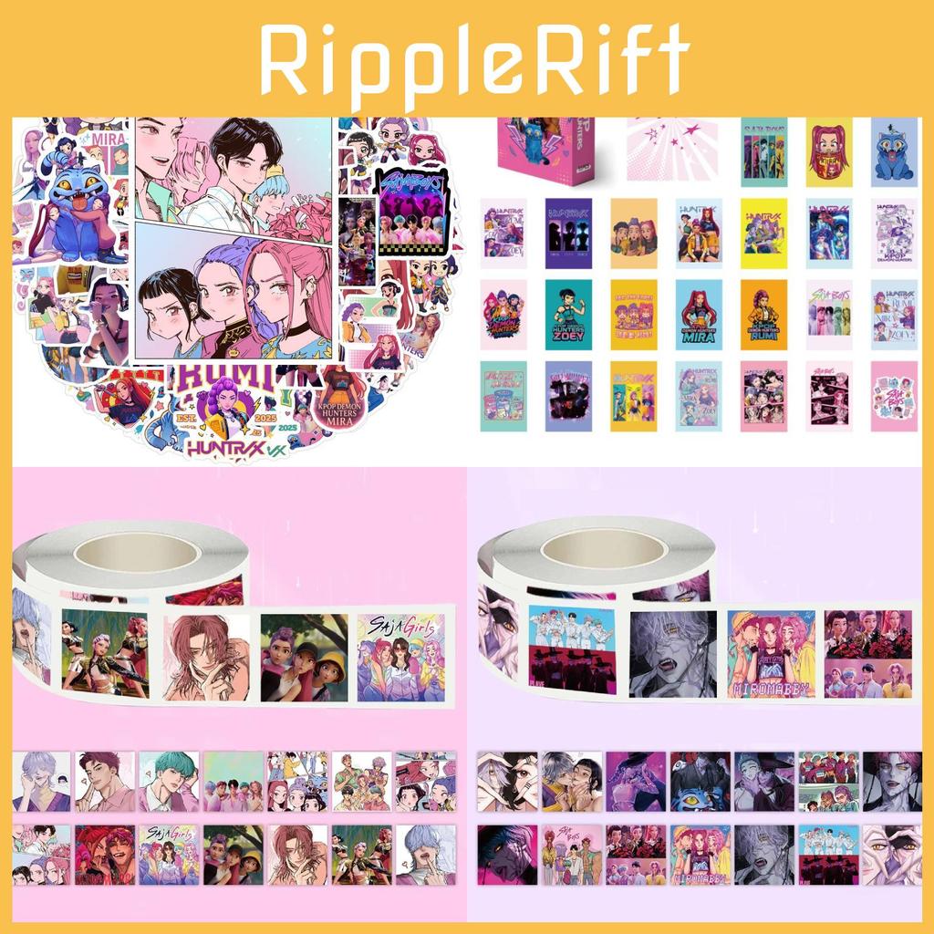 Demon Hunters Kpop Graffiti Sticker Card Roll Stickers Diy Water Decoration Cup