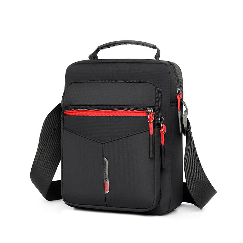 

Элегантная мужская сумка-мессенджер - Модная оксфордская сумка через плечо кроссбоди с легким дизайном красный