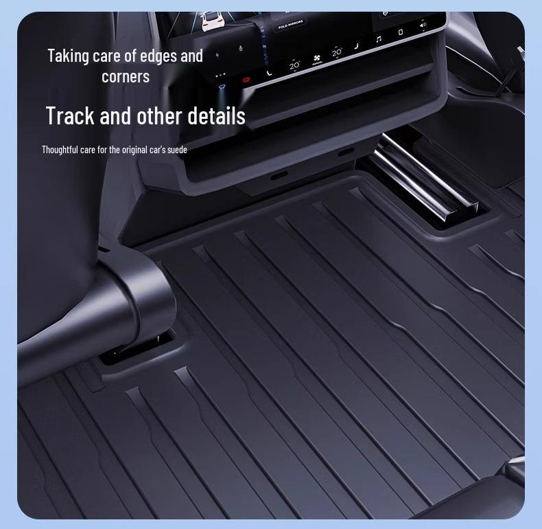 TPE Car Floor Mats for 2025 Tesla Model Y3 New Editions