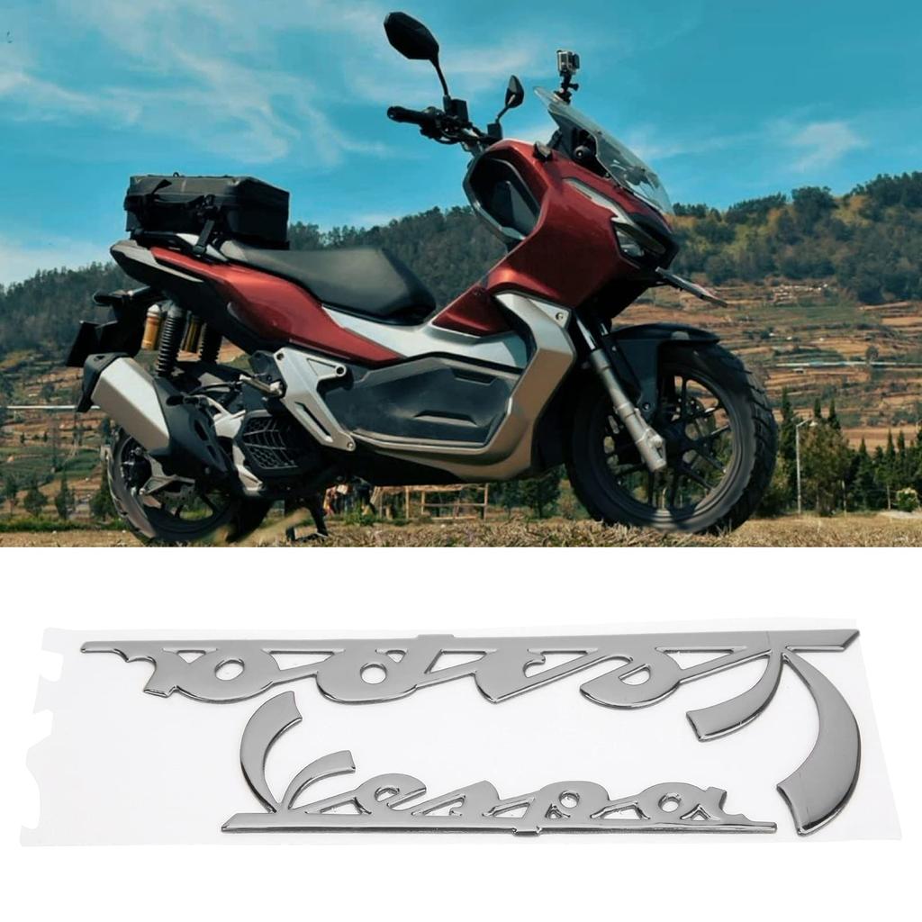 2pcs Emblem Stickers 3D Decal Car Exterior Emblem Badge Sticker Vespa GTS300 LX125 LX150