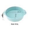 High-Temperature Silicone Cake Pan with Handles, Perfect for Baking Pizzas and Pastries in Microwave Ovens