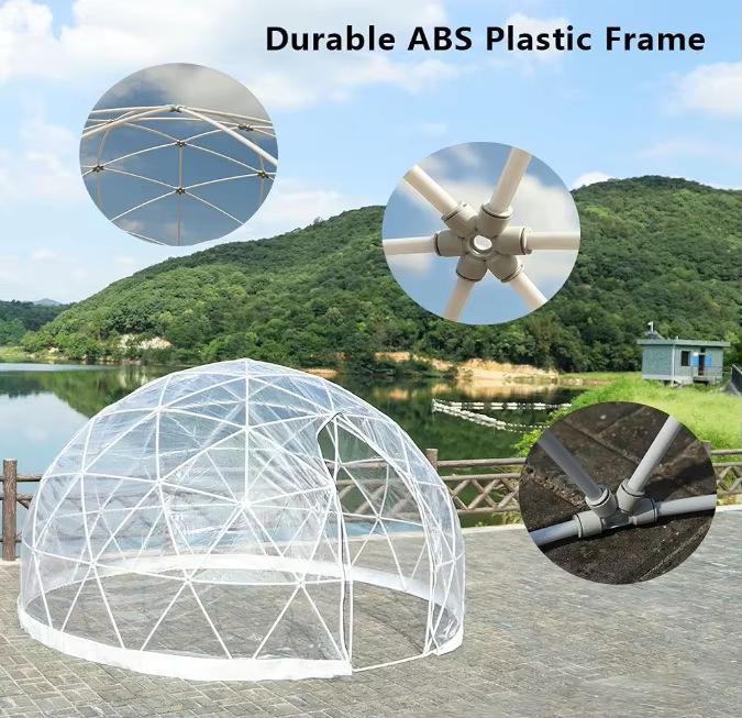 High-Quality Eco-Friendly ABS Frame Outdoor Double Cover PVC All-Season Tent