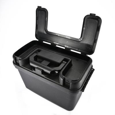 Wasserdichte Aufbewahrungsbox für Angelausrüstung mit Sicherheitsschloss, Hochbelastbare Organizer für Outdoor-Angelwerkzeug und -ausrüstung