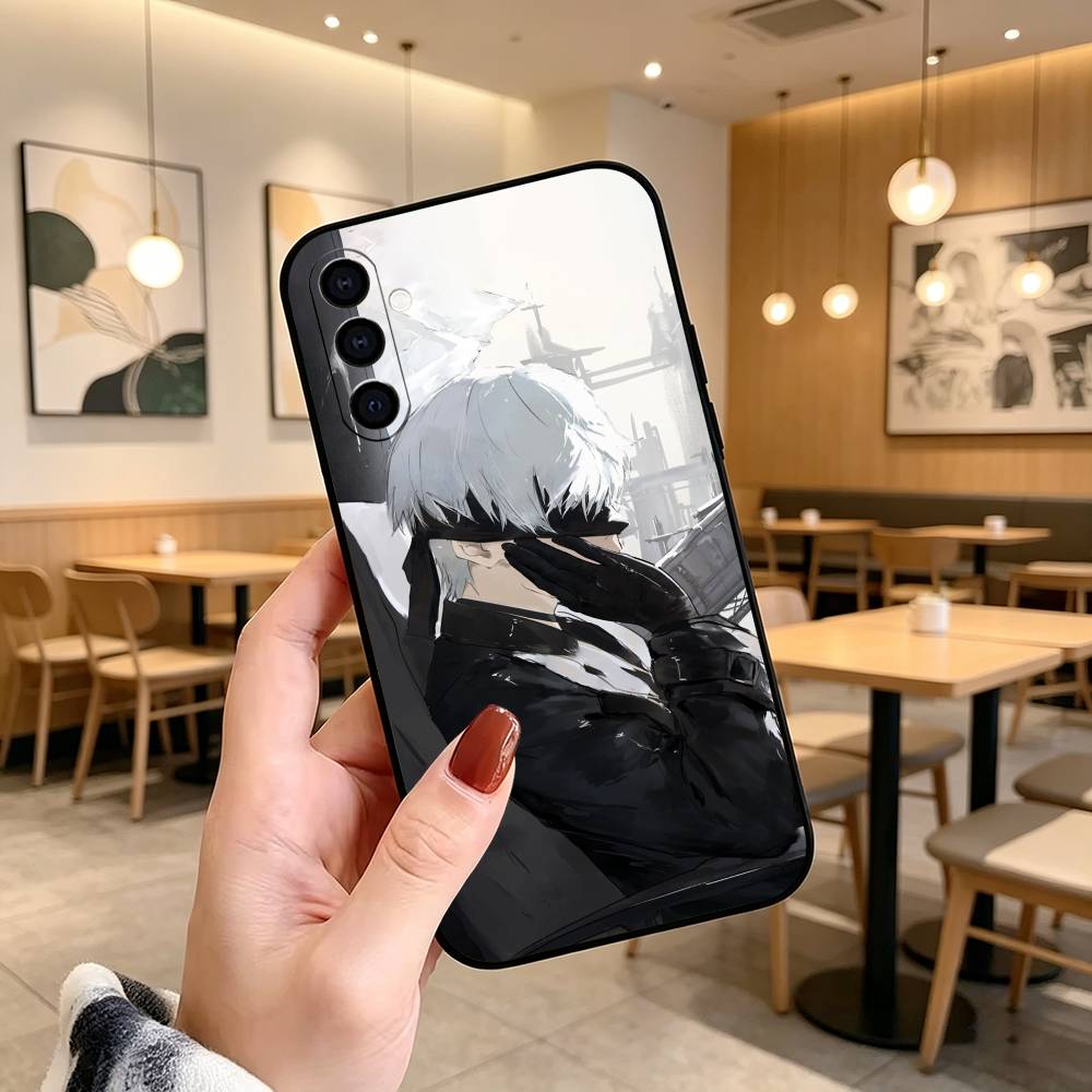 Spiel NieR A-Automata 2B 9s Handyhülle Für Samsung Galaxy A73,A72,A71,A70,A53,A52,A51,Weiche Silikon Schwarze Hülle