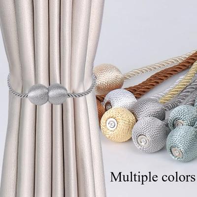 1/2 Stück Perlen Magnetische Gardinenklammern Clips Hängende Kugel Schnalle Halter Vorhang Schlafzimmer Büro Dekor Zubehör Basteln Heimdeko