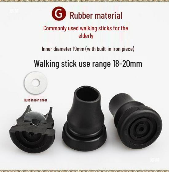 Aluminum Alloy Crutch Stool with Anti-Slip Pads and Rubber Tips