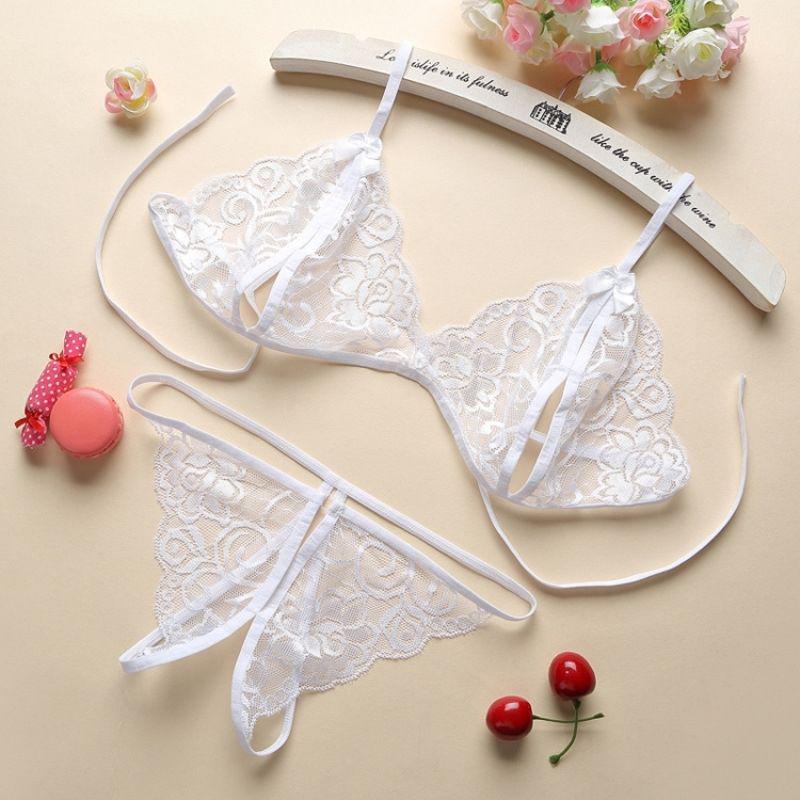 Erotic Lace Thong & Panties Set - Passion A080