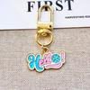 Pickleball Bag Tag Keyring Hot Selling English Pickball Pendant For Party Hoilday Handbag Birthday Gift Car Keychain Accessories
