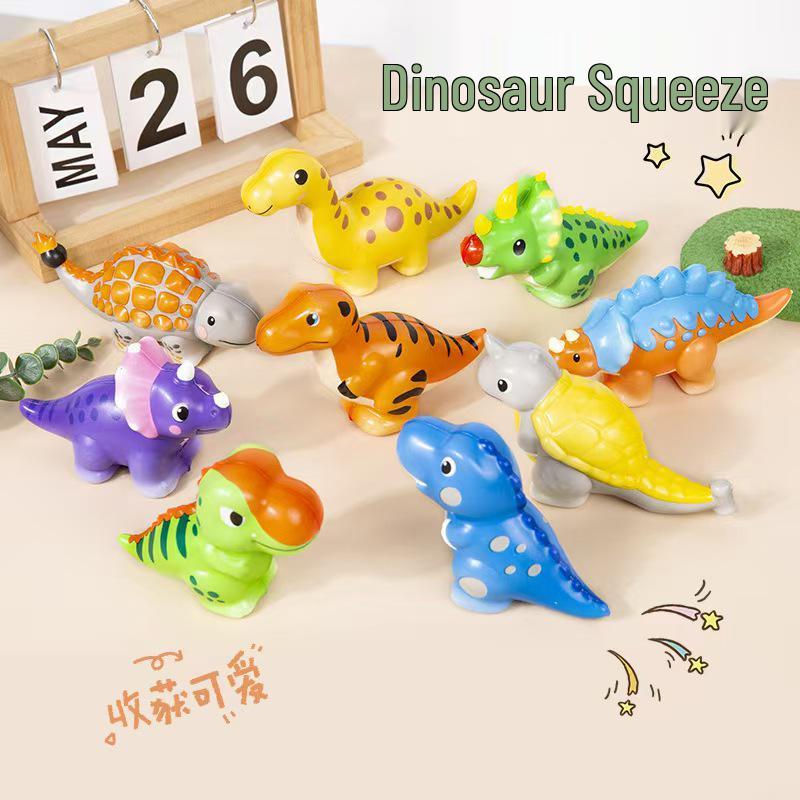Triceratops Stress Relief Dinosaur PU Squeeze Toy