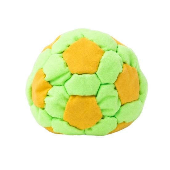 1/3/6Pcs Plush Football Footbags Hacky Sack Ball, Handmade Multicolored Throwing Beanbag, Kids Adults Juggling Kick Ball for Indoor Outdoor Play
